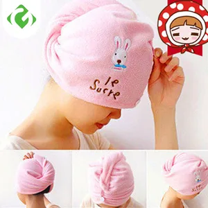 Шапочка для душа из микрофибры, универсальная, однотонная, для сухих волос