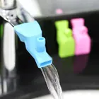 Удлинитель для крана кухонной раковины 1 шт., резиновая эластичная насадка, направляющая для детей, экономия воды, аксессуары для ванной комнаты