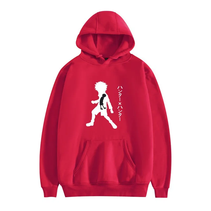

Kawaii Hunter X Hunter Hoodies Men Women Short Sleeve Sweatshirt Killua Zoldyck Anime Manga Black Hoodies Bluzy Tops Clothes