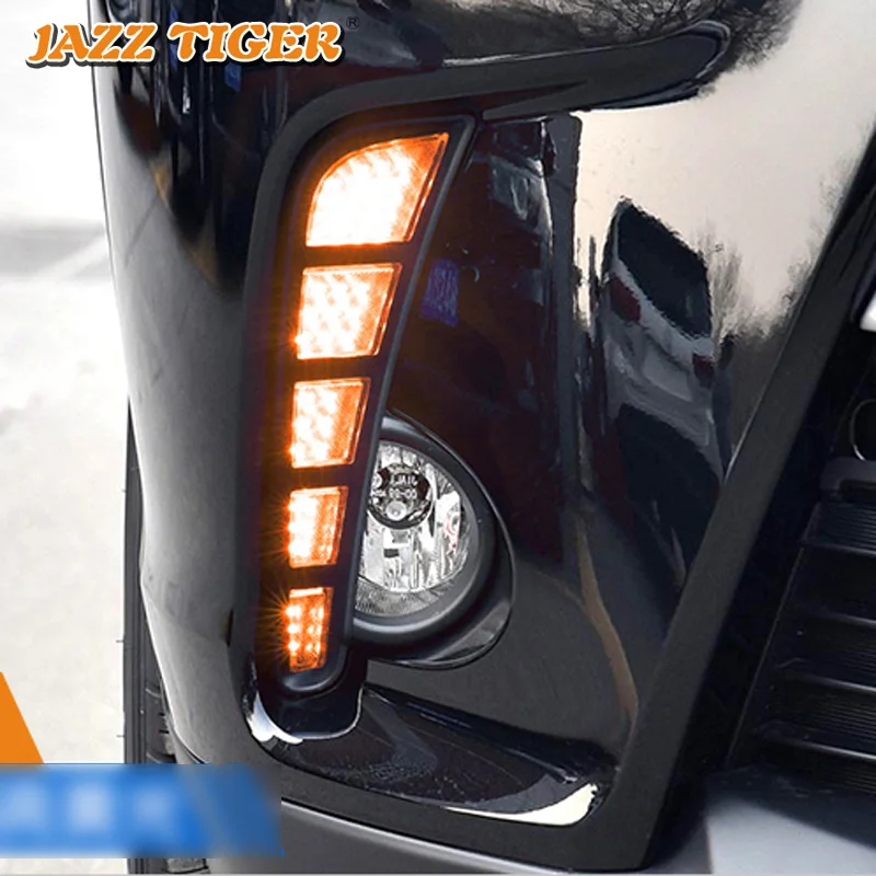 Джаз Тигр комплект из 2 предметов желтый указатель поворота Функция 12В дневные