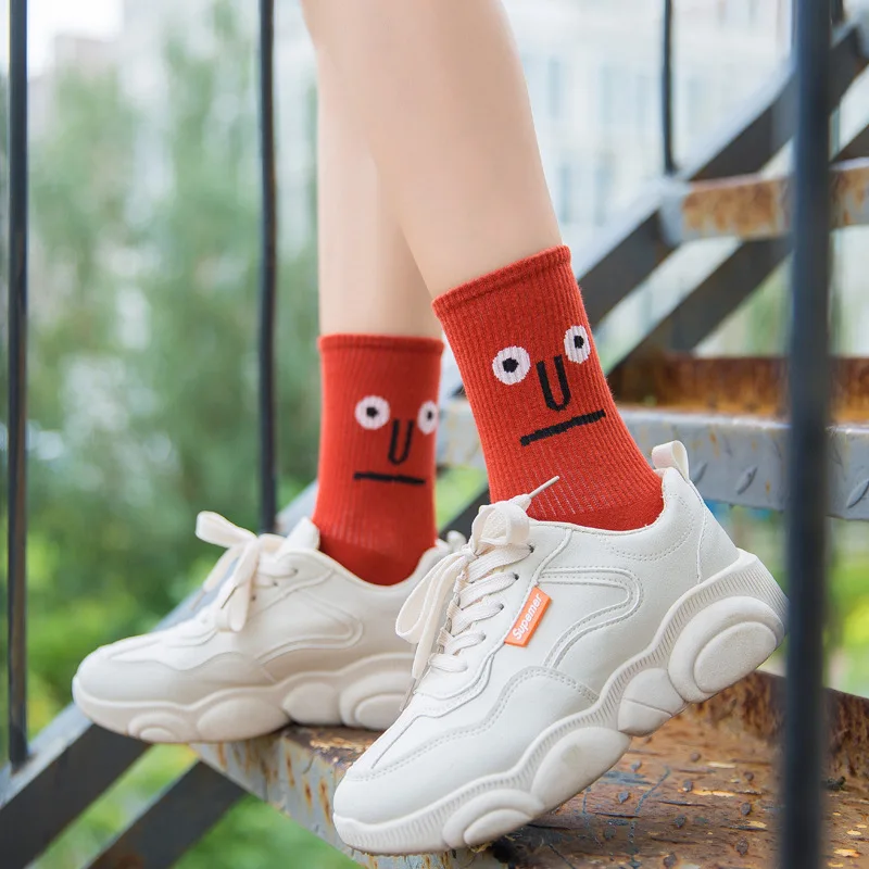 

Fashion Korea Funky Harajuku Trend Women Candy Colors Casual Funny Socks Girl Kawaii Socks Unisex Surprise Mid Women Crew Socks