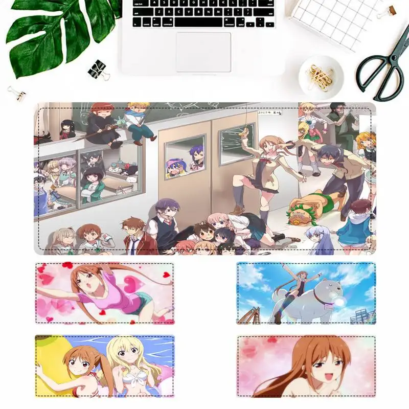 

Lock Edge AHO GIRL Gaming Mouse Pad Gamer Keyboard Maus Pad Desk Mouse Mat Game Accessories For Overwatch