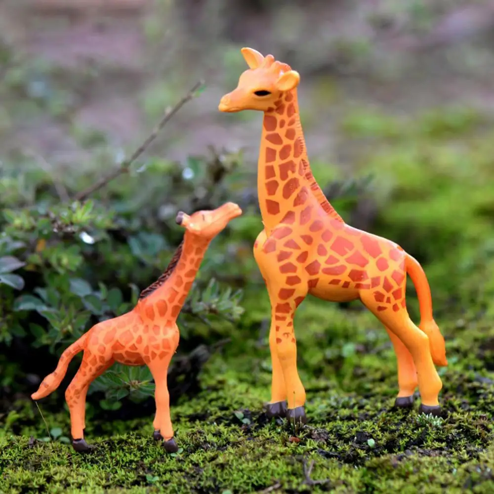

Mini Plastic Giraffe Animal Model DIY Garden Bonsai Miniature Lanscape Ornaments
