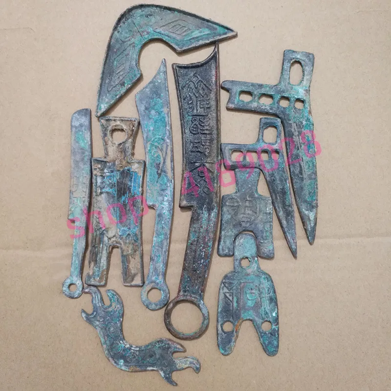 Первая Династия Цинь старые монеты. Набор из 6 штук. Коллекция антикварных