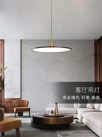 led modern dining room chandelier creative nordic bedroom lamp simple round 405060cm living room study bar pendant lights