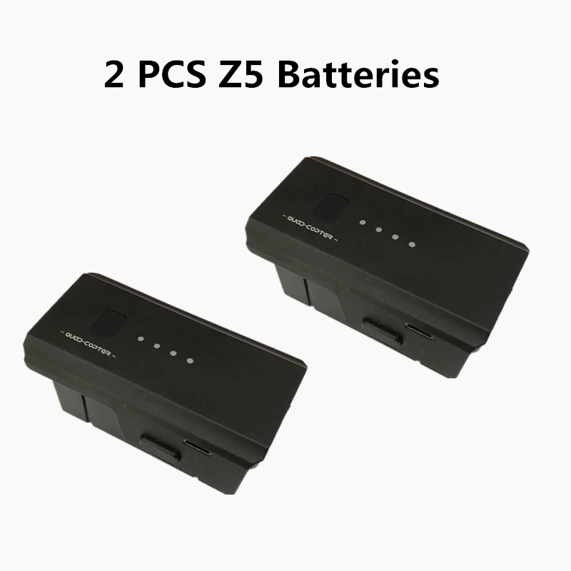 2 Batteries Z5 Радиоуправляемый Дрон SJRC F11 Li-Po аккумулятор 11,1 V 2500mAh запасные части Аккумулятор 7,4 V 1200mAh для квадрокоптера Z5 игрушечный аксессуар - Цвет: 2 Batteries Z5