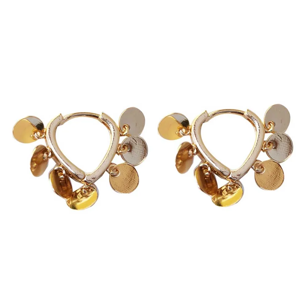 

Simple Fashion Super Personality Multiple Pendant Earrings Temperament The Primary Choice Of Fashion Jewelry