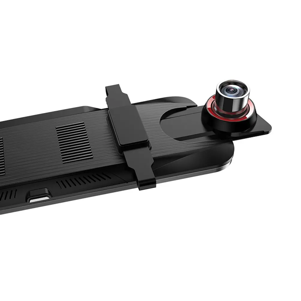 T11 ADAS Dash Cam 9.66 Inch IPS Touch WDR Car Rearview Mirror DVR Camera 1080p 720p Dual Lens Driving Video Recorder