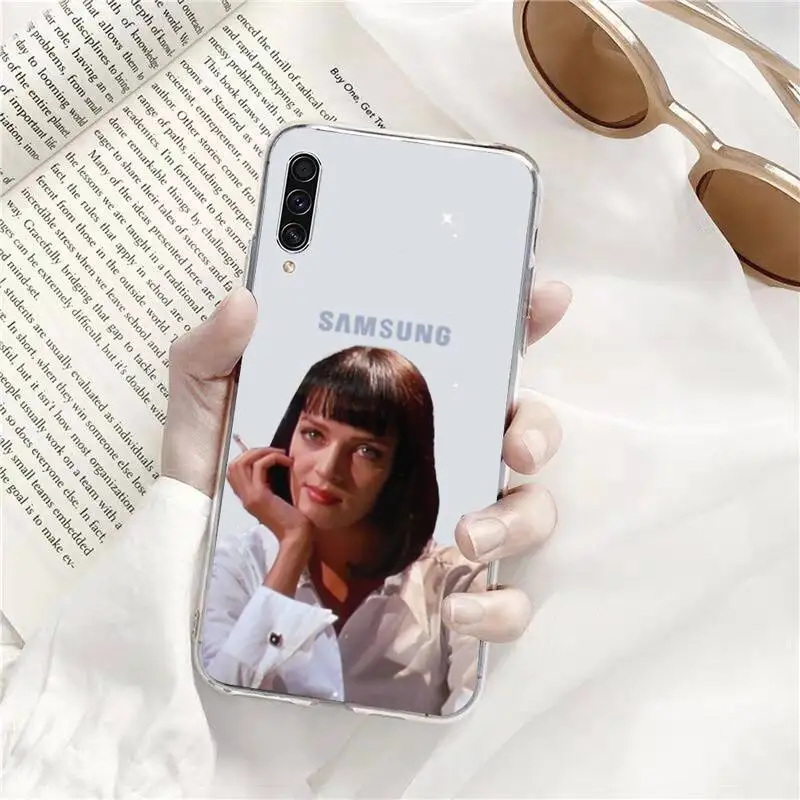 

Pulp Fiction Phone Cases Transparent for Samsung s9 s10 s20 Huawei honor P20 P30 P40 xiaomi note mi 8 9 pro lite plus cover