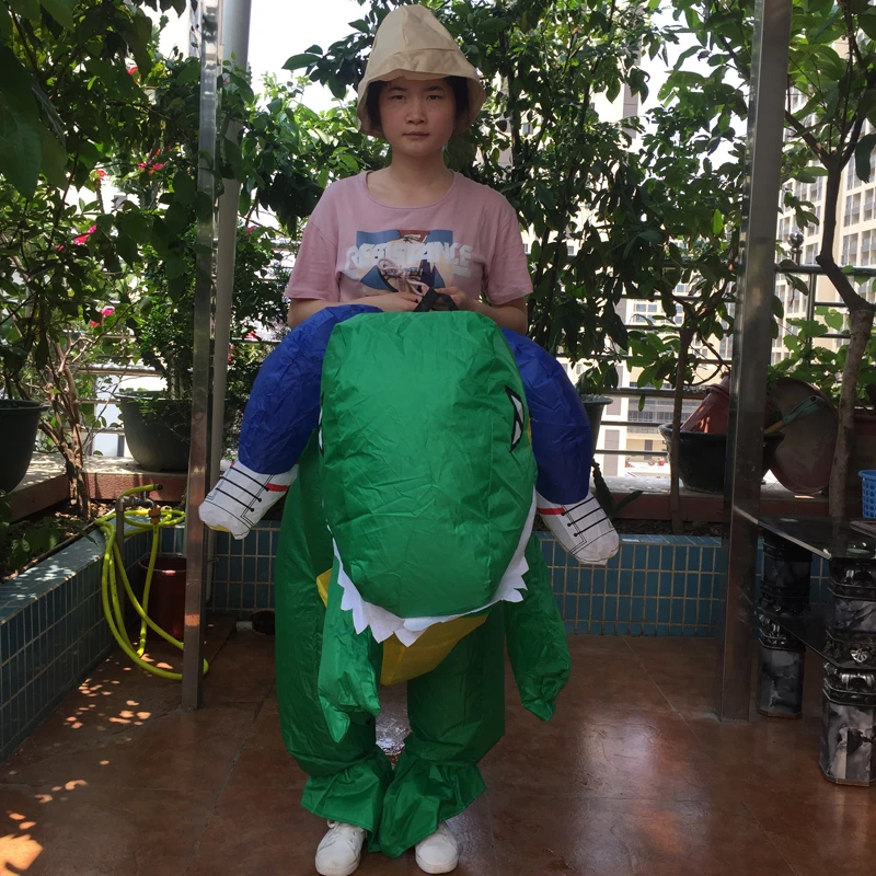 Хэллоуин косплей надувной костюм динозавра фантазия Драконий жемчуг забавные