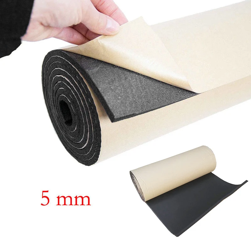

Hose Foam Car Rubber 5mm 100*50cm Proofing Deadening Sound Deadening Fashion