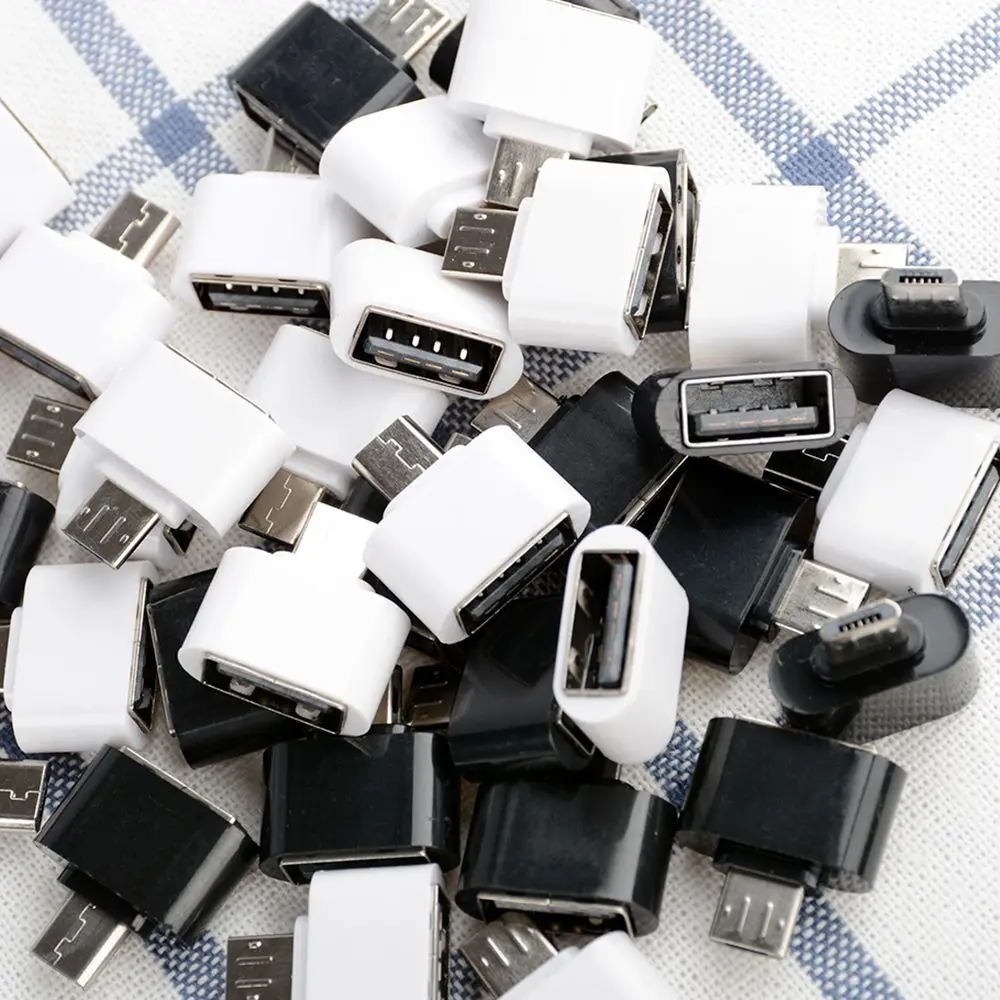5 шт./упак. Мини OTG адаптер хост преобразователя Micro USB &quotпапа&quot в &quotМама&quot 2 0 для