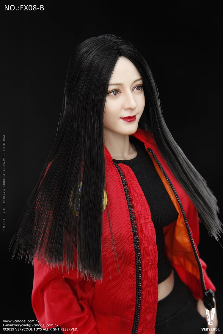 

In Stock FX08-ABC 1 /6 Scale VCL-1003 Asian Beauty Reba China Ancient Hairstyle Female Head Sculpt & Body Model for Fans Gifts I