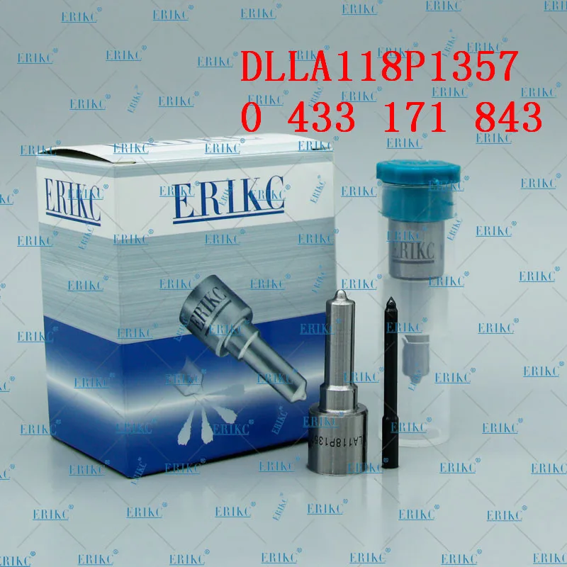 

ERIKC DLLA 118 P 1357 Original Diesel High Pressure CR Injection Nozzle DLLA118P 1357 (0 433 171 843) for Cummins 0445120029