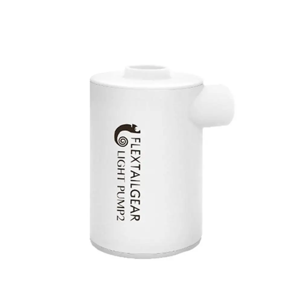 White Мини-светильник с воздушным насосом USB для подзарядки портативный водонепроницаемый для наружной надувной кровати быстронадувающийся дефлят инструменты для кемпинга - Color: White