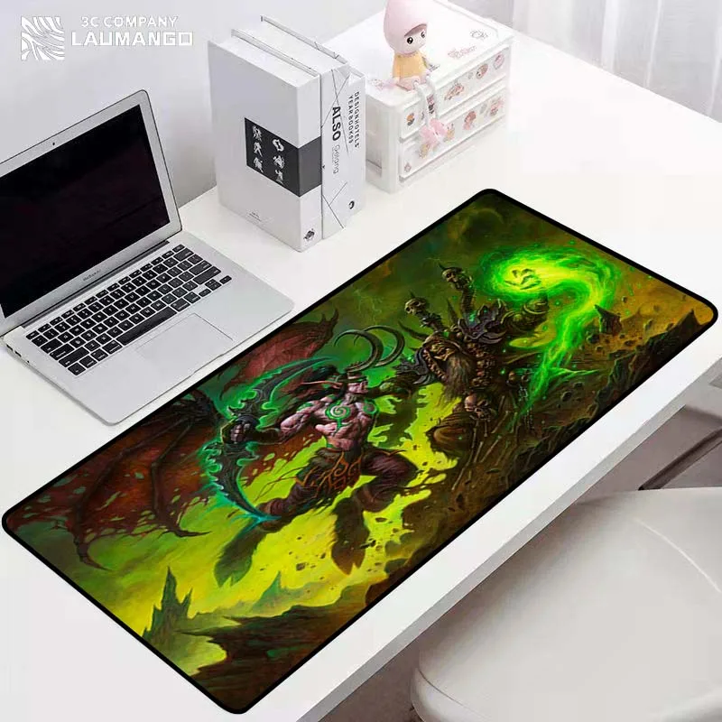 

Игровой коврик для клавиатуры, мышь World of Warcraft, милые аксессуары, компьютерный коврик для мыши, игровой коврик для ноутбука, резиновый коврик...