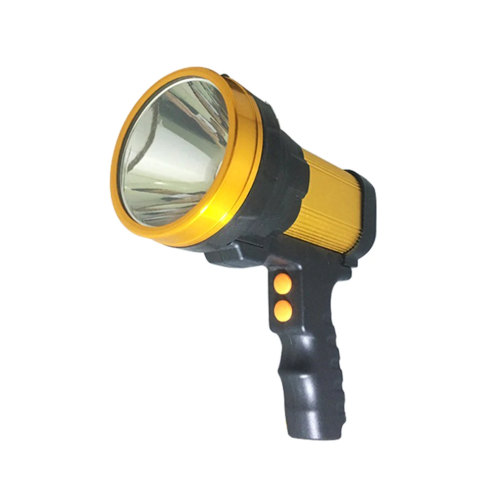 

Powerful Cordless Portable Waterproof Emergency Outdoor LED Searchlight Super Bright 6000 Lumens USB Rechargeable Camping