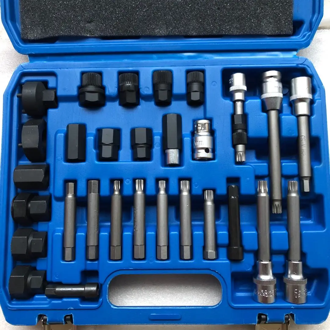 Шкив генератора инструмент разборки двигатель шкив муфтой одностороннего