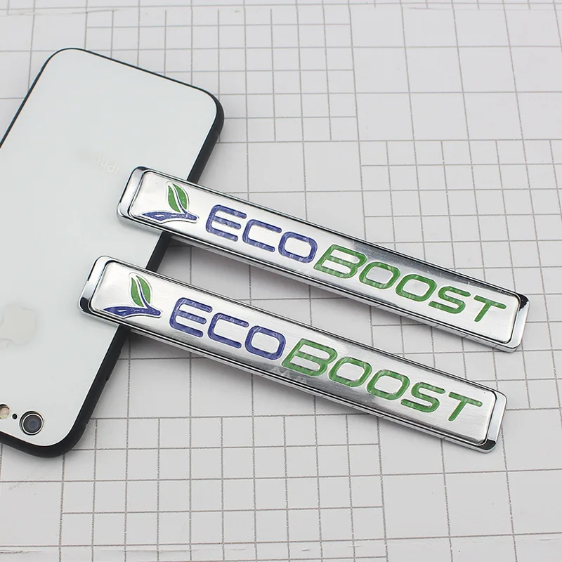 

1 PCS 3D Sticker Ecoboost Logo Emblem Badge Decal for Fiesta Kuga Escape Mondeo Edge Ecosport Accessories Car Styling