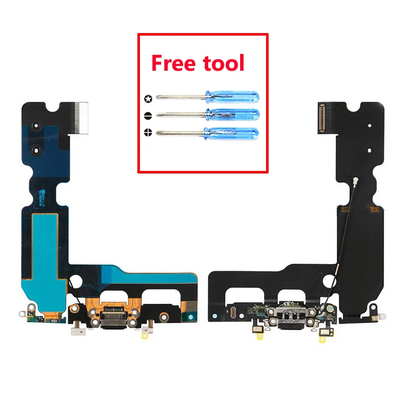 Usb-разъем для зарядки док-станции с гибким кабелем iPhone 7 Plus usb-порт зарядного