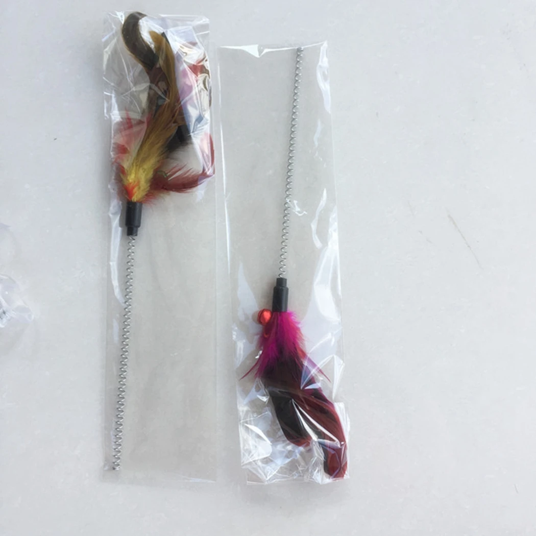 1 шт. игрушка для кошки колокольчик всасывающая Весенняя кошка перо Палочка Кот