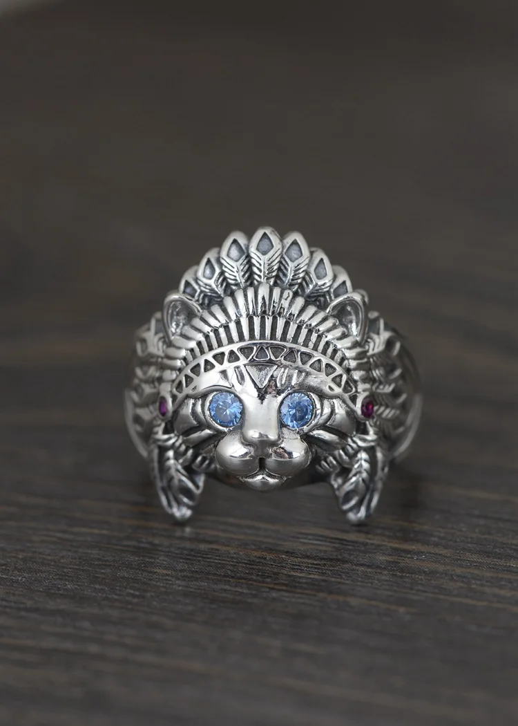 

S925 Silver Retro Fashion Design Silver Ring for Men and Women Style Thai Silver Ring