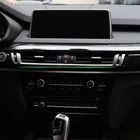 ABS хромированный интерьер автомобиля центральное управление кондиционирование воздуха вентиляционное отверстие рамка наклейка крышка для BMW X5 X6 F15 F16