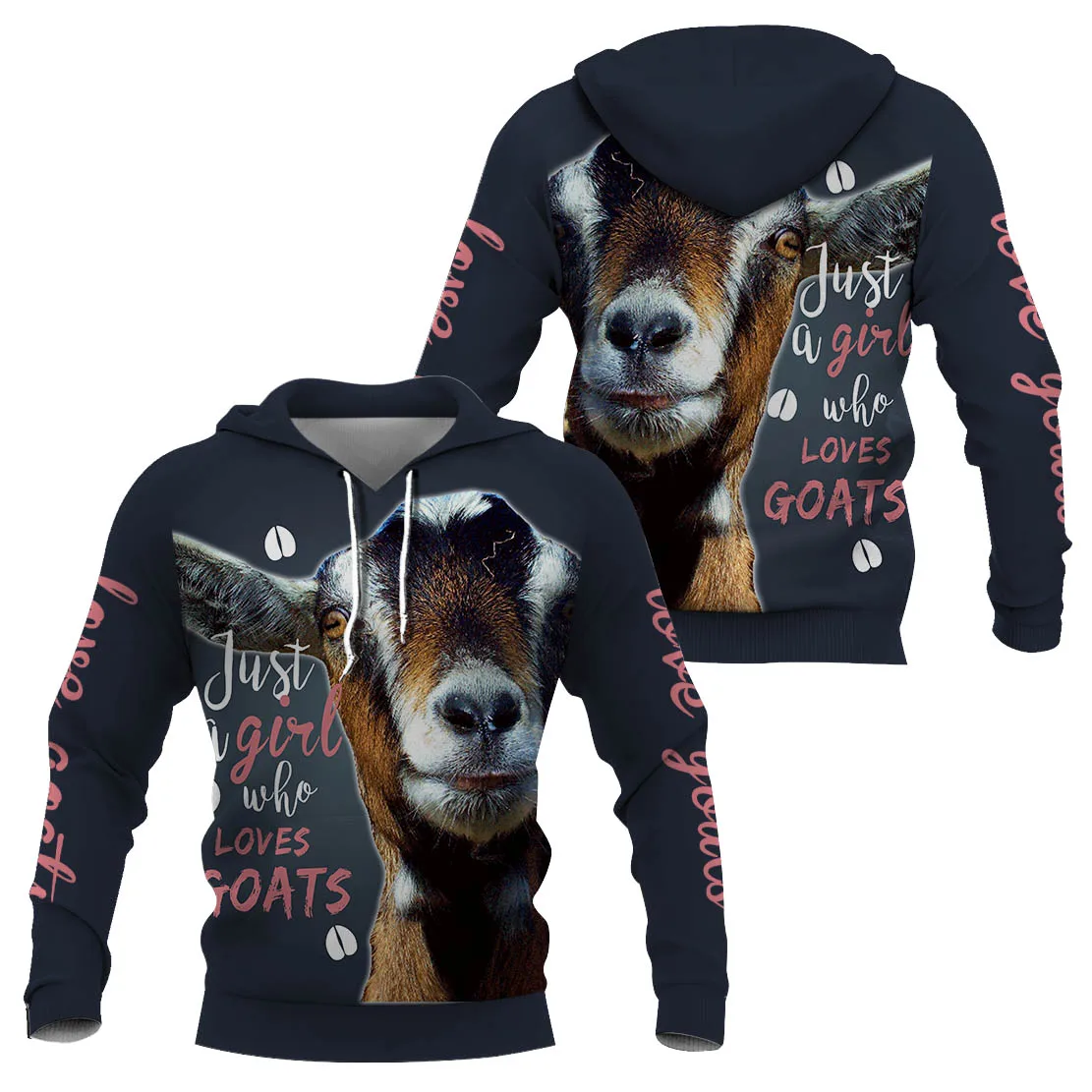 

Funny Goats 3D All Over Printed Hoodies Fashion Pullover Men For Women Sweatshirts Sweater Animal Costumes