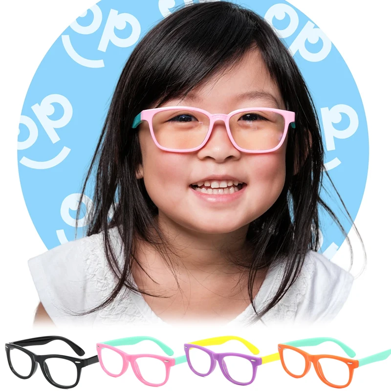 

Kids Online Class Anti-Blue Glasses Professional Protection Children's Eyes Blue Light Blocking Glasses Health99