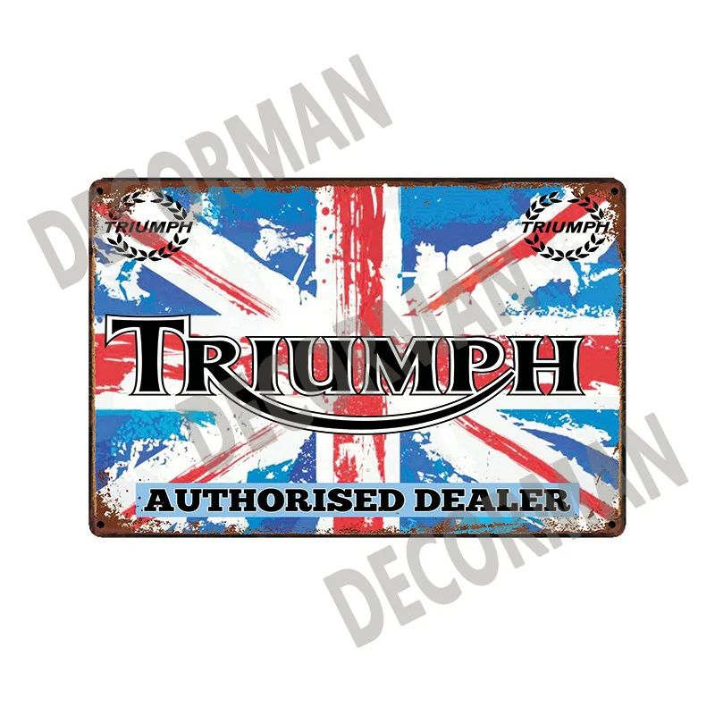 [Mike86] ZUNDAPP Triump пользовательские двигатель оловянный знак потертый шик ретро настенная живопись Рождественский подарок 20*30 см LTA-1702 - Цвет: SL-11394