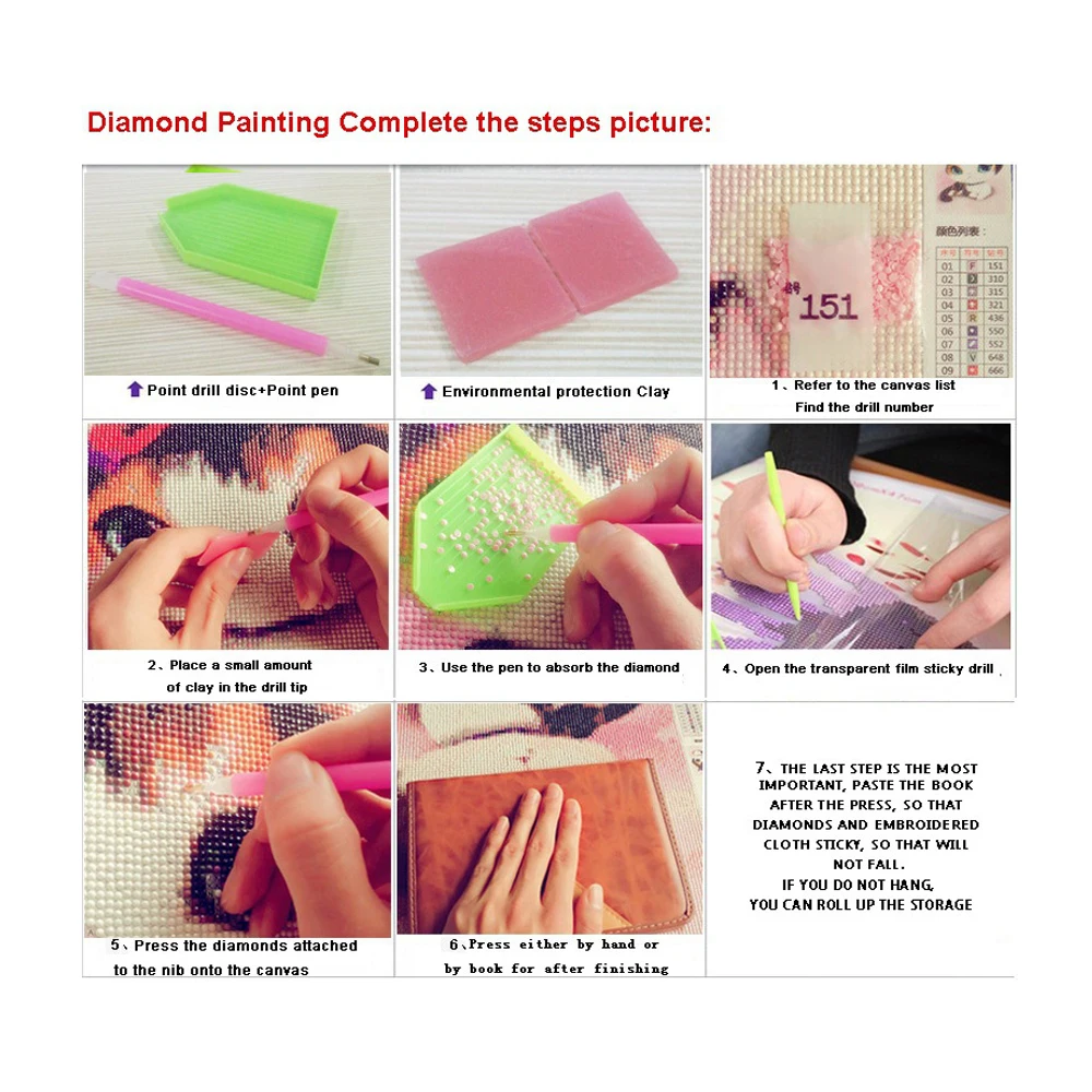 5D DIY алмазная живопись круглая дрель Полный Набор для вышивания крестиком ручной