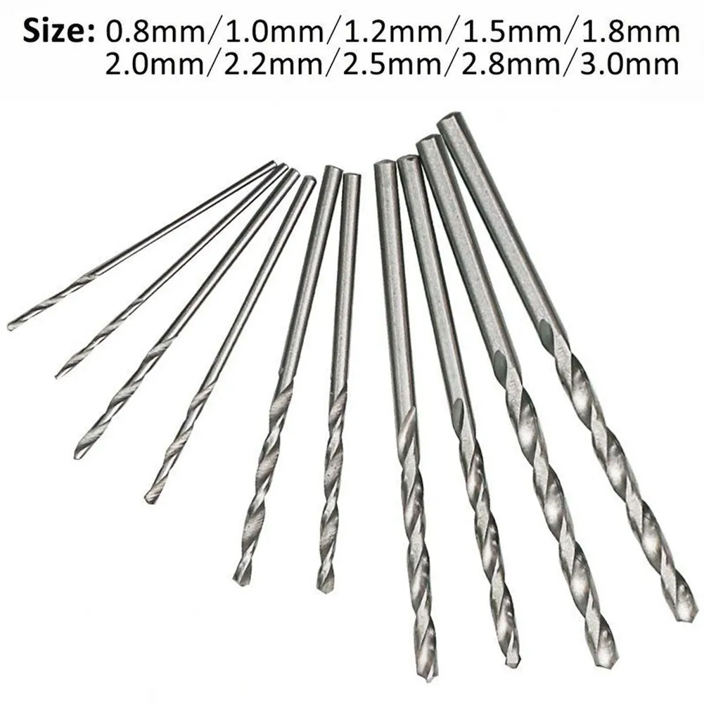 

Hand Drill Chuck Hand Drill Tool Micro Mini Silver Tool With 10pcs Drill