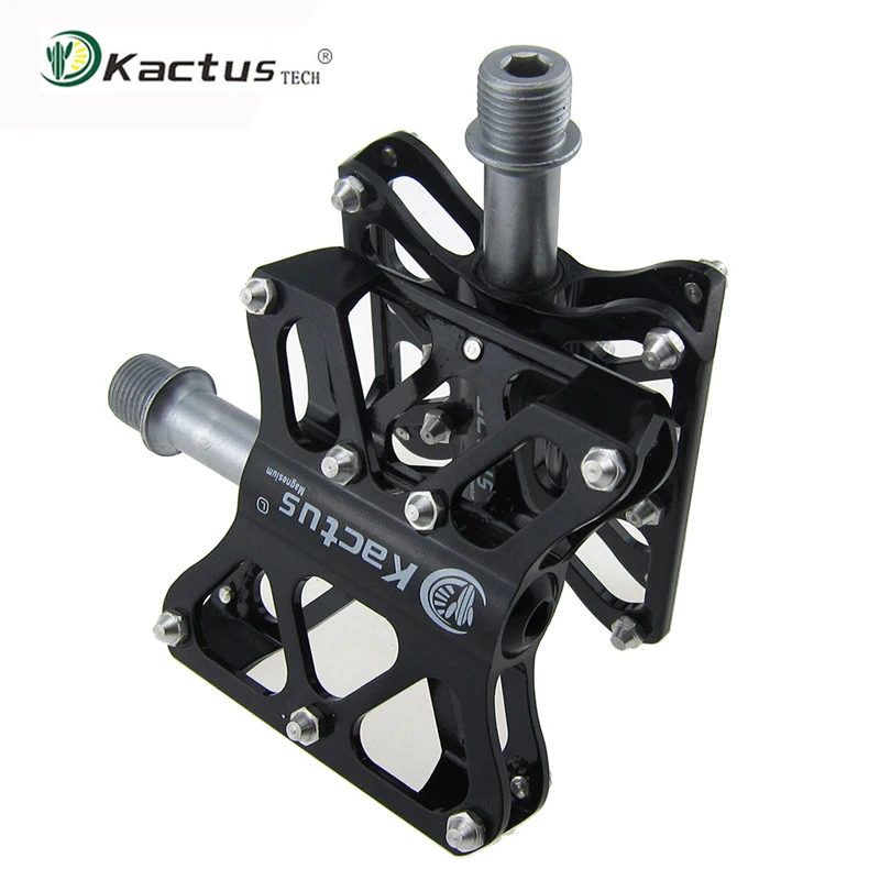 KACTUS TECH Сверхлегкие MTB BMX велосипедные титановые оси педали с ЧПУ для шоссейного велосипеда 6 герметичных подшипников велосипедные педали