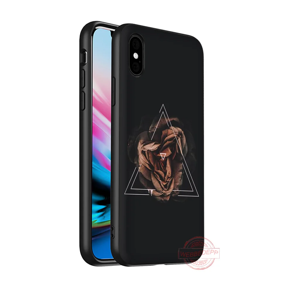 WEBBEDEPP Deathly Hallows логотип мягкий Силиконовый ТПУ чехол для телефона для iPhone 5 6 7 8 Plus X XS XR XS Max 11proMax - Цвет: 5
