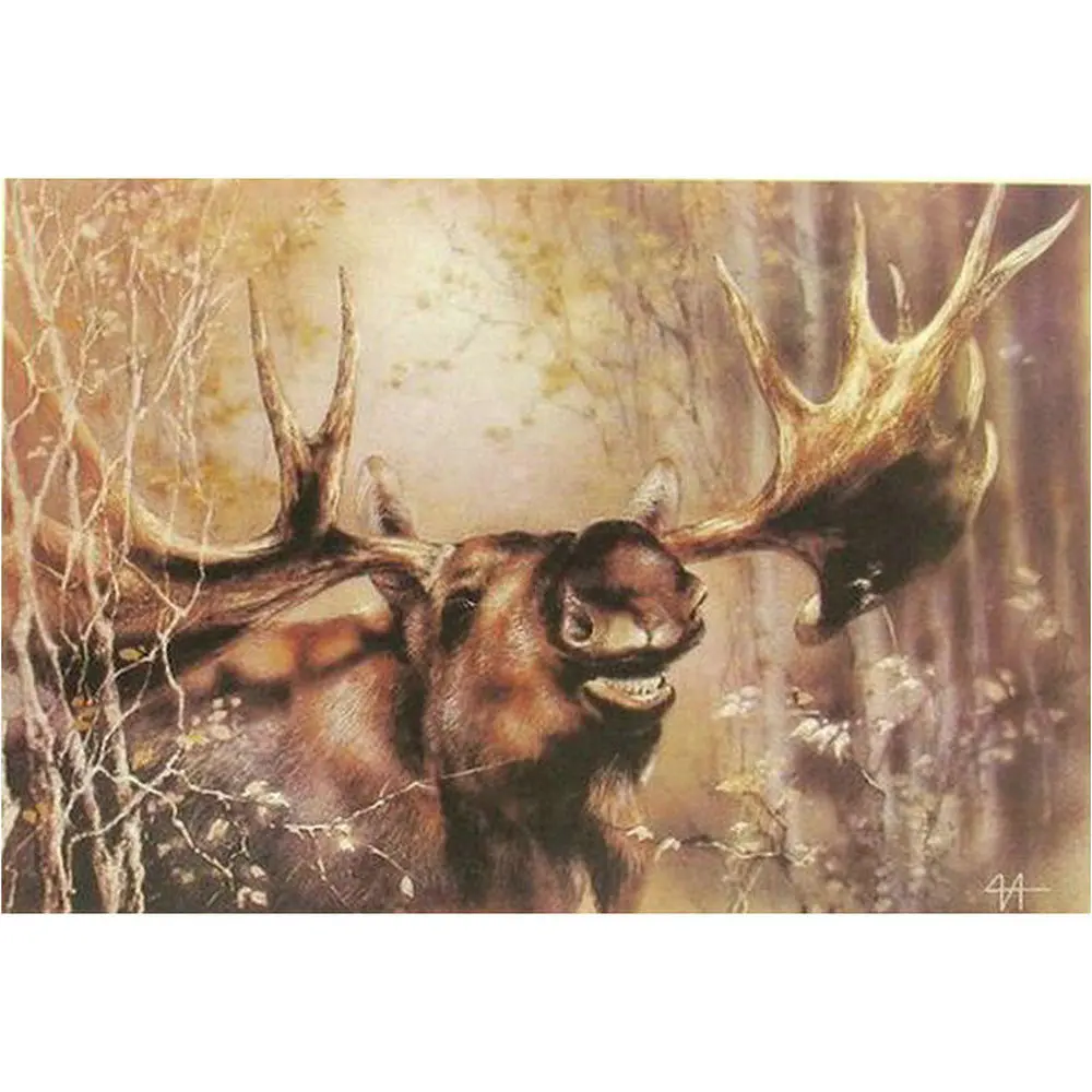 Алмазная вышивка с лосями 5d алмазная живопись наборы для вышивки крестиком олень