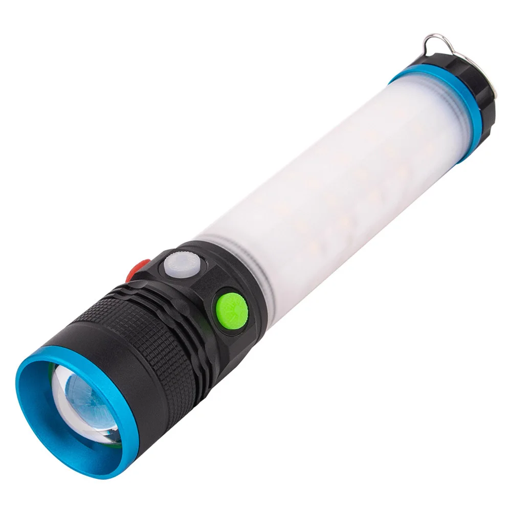 

Светодиодный фонарик, мощный фонарик с USB-зарядкой, светильник фонарь с зумом для кемпинга, ночной рыбалки, пешего туризма, сильный фонарь, л...