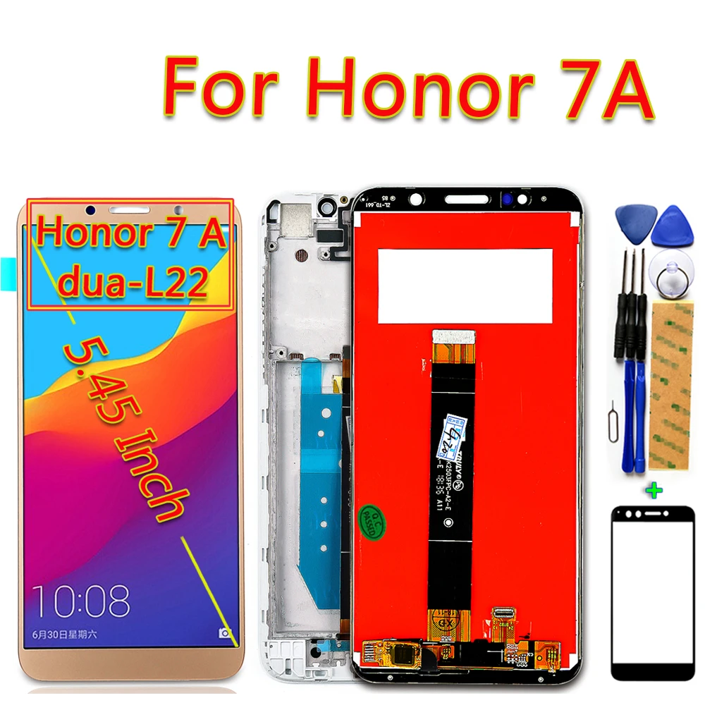 Для Huawei Honor 7S 5 45 дюймов ЖК дисплей 7A DUA AL00 сенсорный экран дигитайзер в сборе рамка