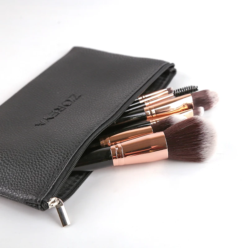 Бренд ZOREYA 7 шт. высокое качество набор кистей для макияжа пудра основа угловые