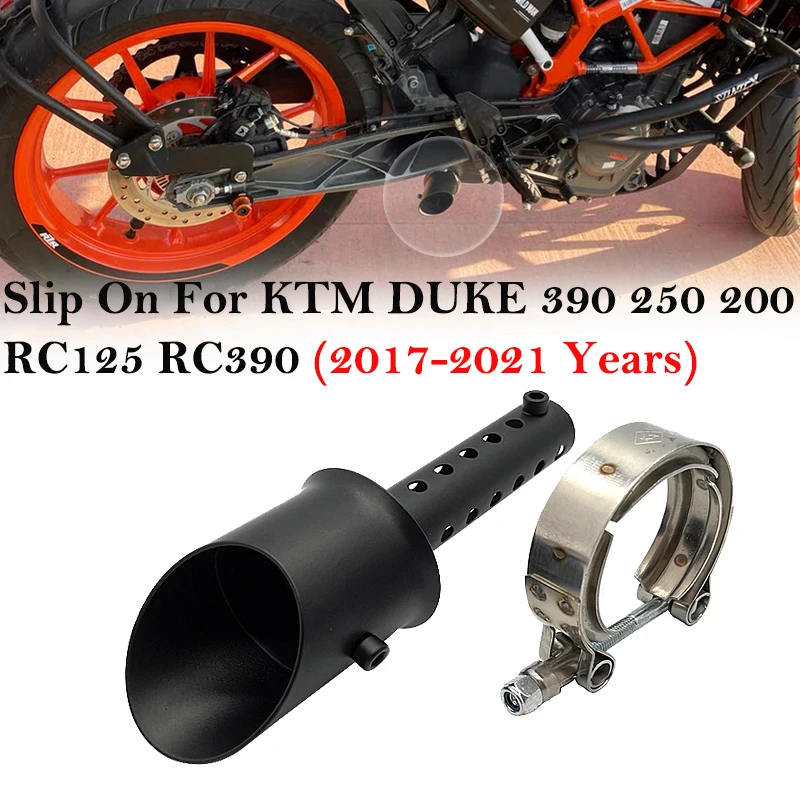

Slip On For DUKE 390 250 200 125 RC390 KTM390 2017 - 2021 Motorcycle Exhaust Escape GP Racing Modify Hidden Muffler DB Killer