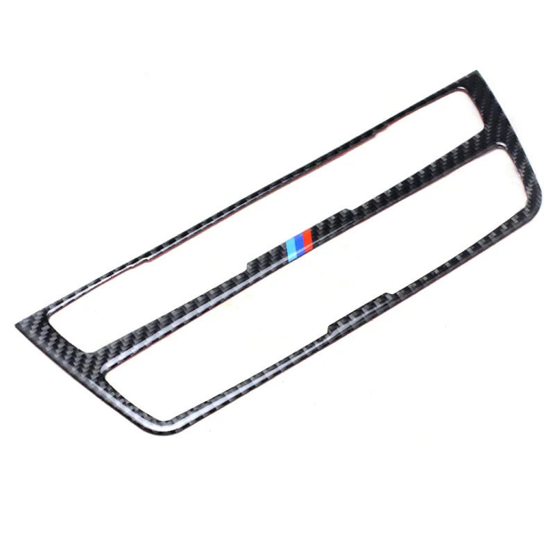 

For BMW 3 4 series 3GT F30 F31 F32 F34 Interior Trim Carbon Fiber Air conditioning CD control panel decoration Cover Car styling
