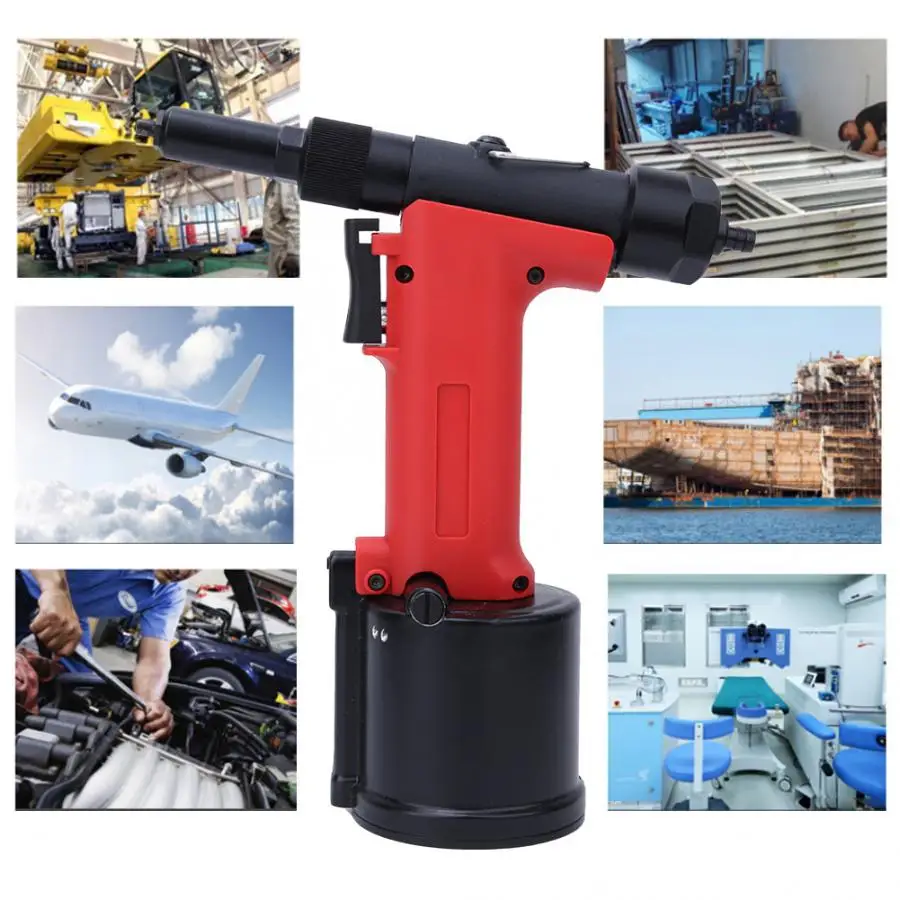 Промышленный пневматический заклепочный пистолет клепальный с диапазоном