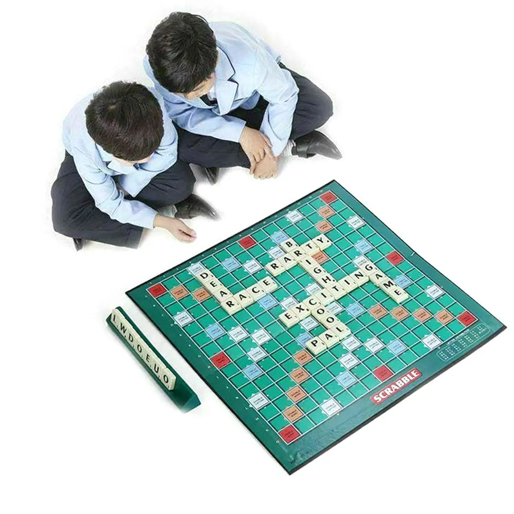 Scrabble семейная настольная игра дети взрослые Развивающие игрушки для детей