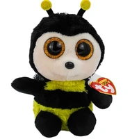 new 6 inch 15cmty beanie boos big eyes plush peas plush animal butzby bee collection doll boy girl child birthday christmas gift