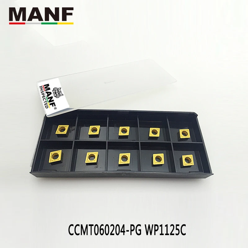Твердосплавные пластины MANF CCMT060204 токарные инструменты режущий инструмент для