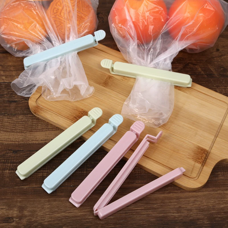 6 шт./компл. разные цвета зажимы для пищевых пакетов уплотнитель хранения закусок