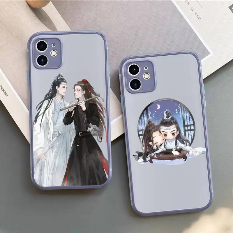 

The Untamed ChenQingLing Phone Case for iPhone X XR XS 7 8 Plus 11 12 13 pro MAX 13mini Translucent Matte Shockproof Case