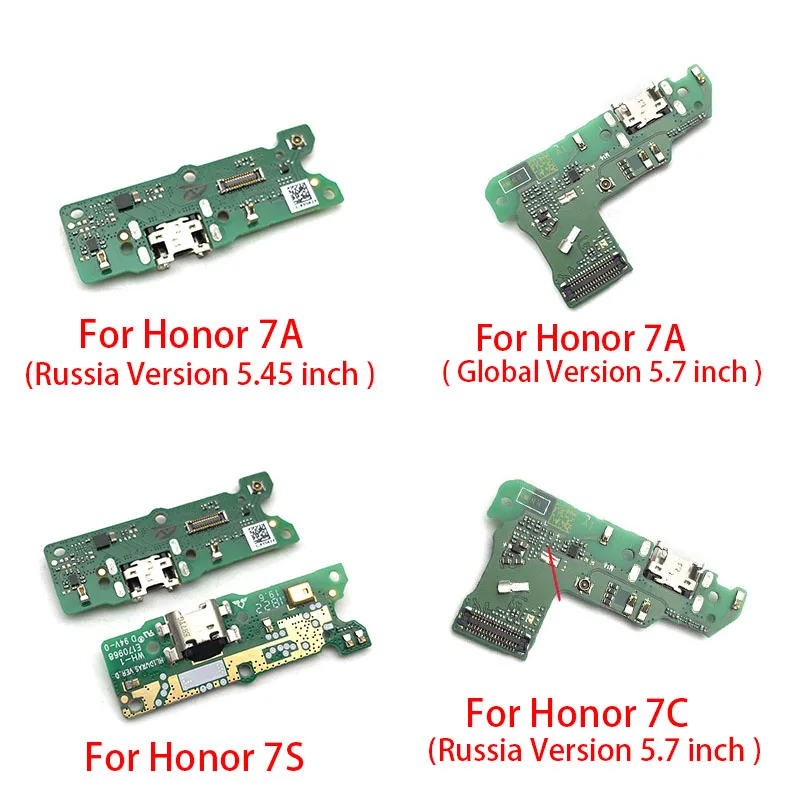 Соединительная плата для зарядного порта гибкий кабель с микрофоном Huawei Honor 10 7X 7S
