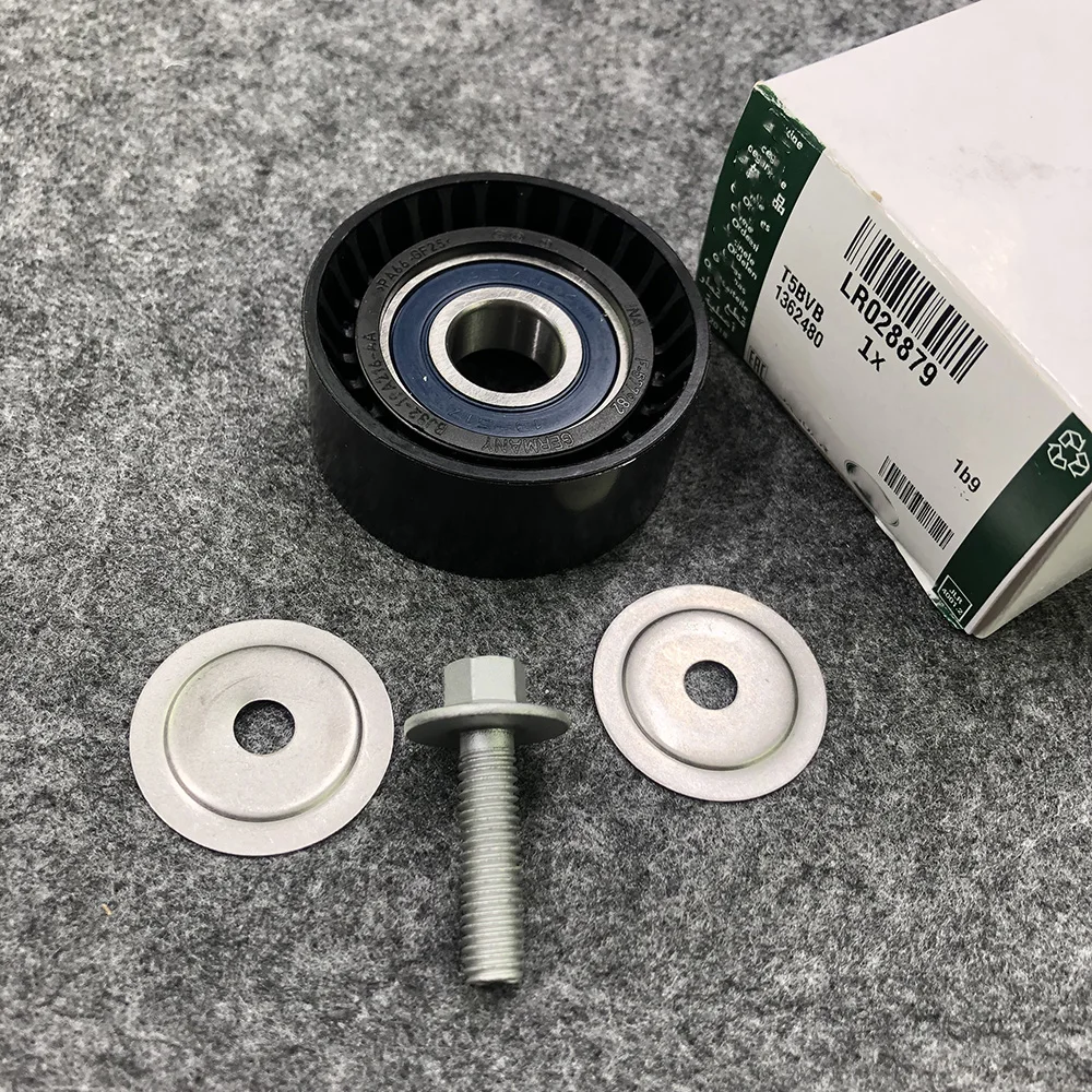 LR028879 нижний 2.0L 16V турбо бензин Авто направляющий шкив для Land Rover Range Rover Автомобиль эвок натяжитель запасные части