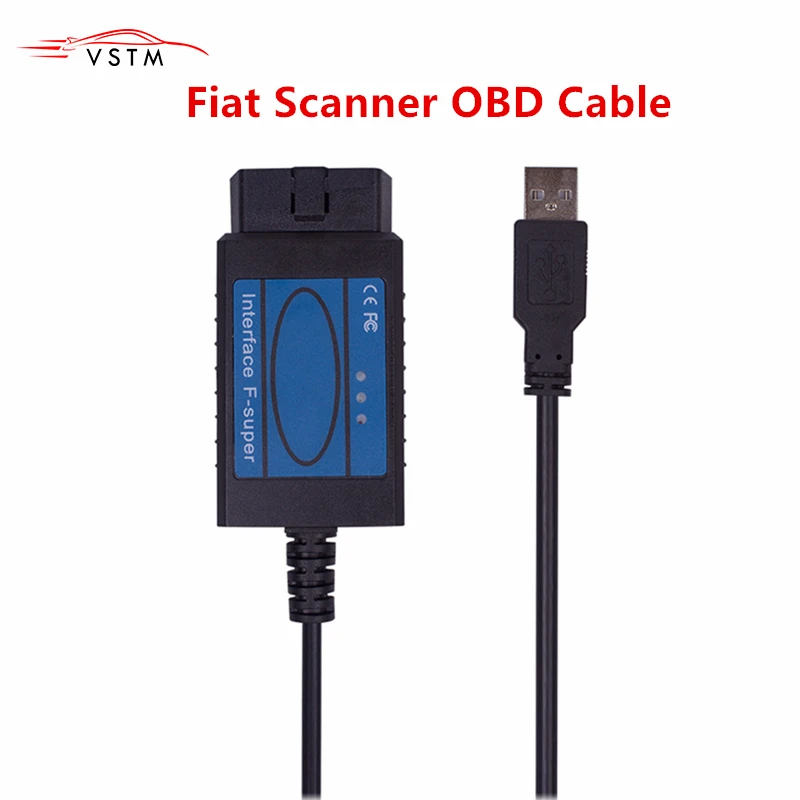 Для Fiat Сканер для Интерфейс F Super OBD2 EOBD диагностический инструмент Fiat|Кабели и