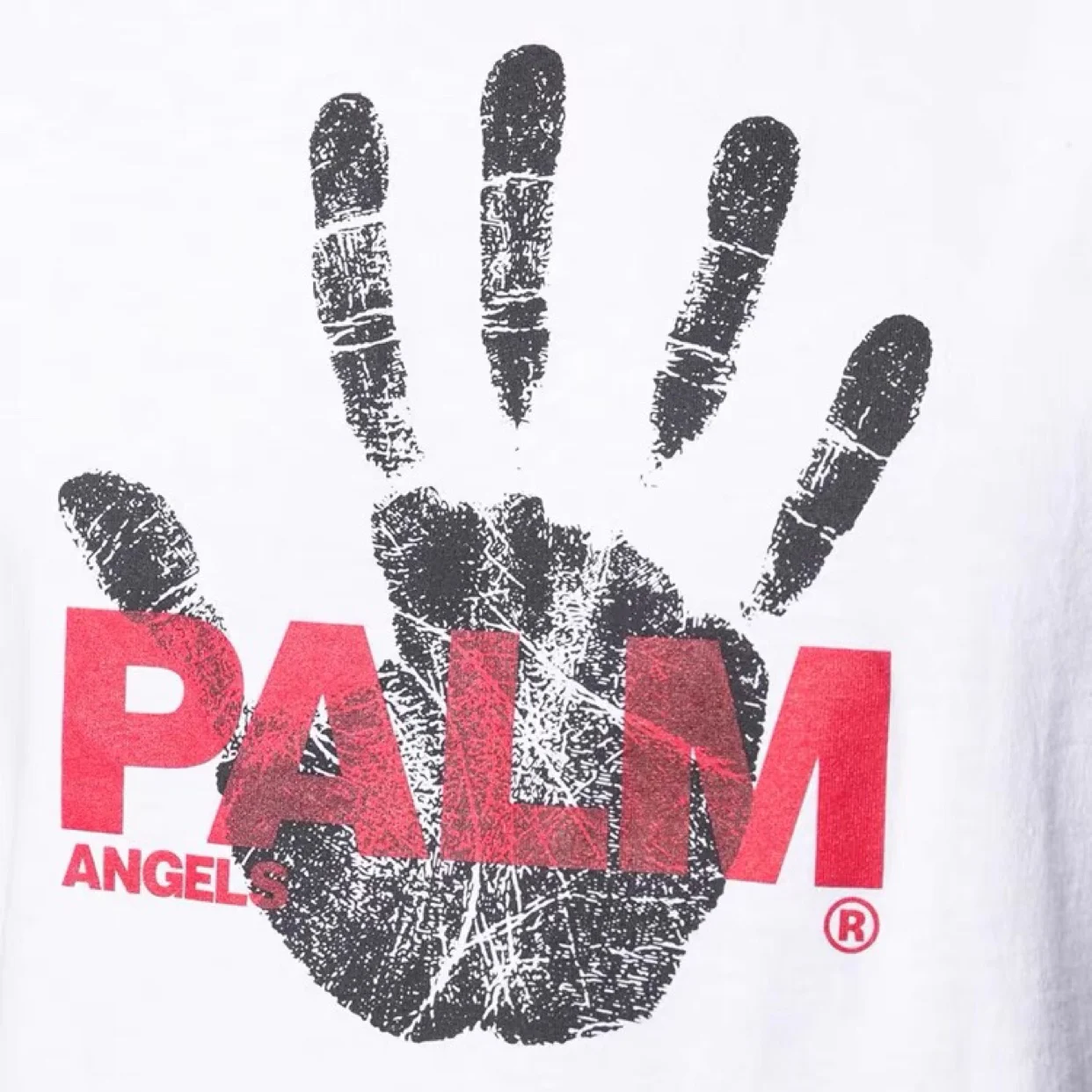 

Spring summer Plam angels new palm print round neck short-sleeved T-shirt for men women